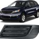 Fog Light Bezel Compatible with 2013-2017 Chevrolet Chevy Traverse Front Bumper Fog Light Cover Replaces GM1038151 20983805 (Left)