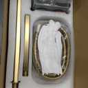 Brushed Gold Shower System Bathroom Luxury Rain Mixer Shower Combo Set Wall Mounted Rainfall Shower Head System Shower Faucet Rough-in Valve Body and Trim Kit