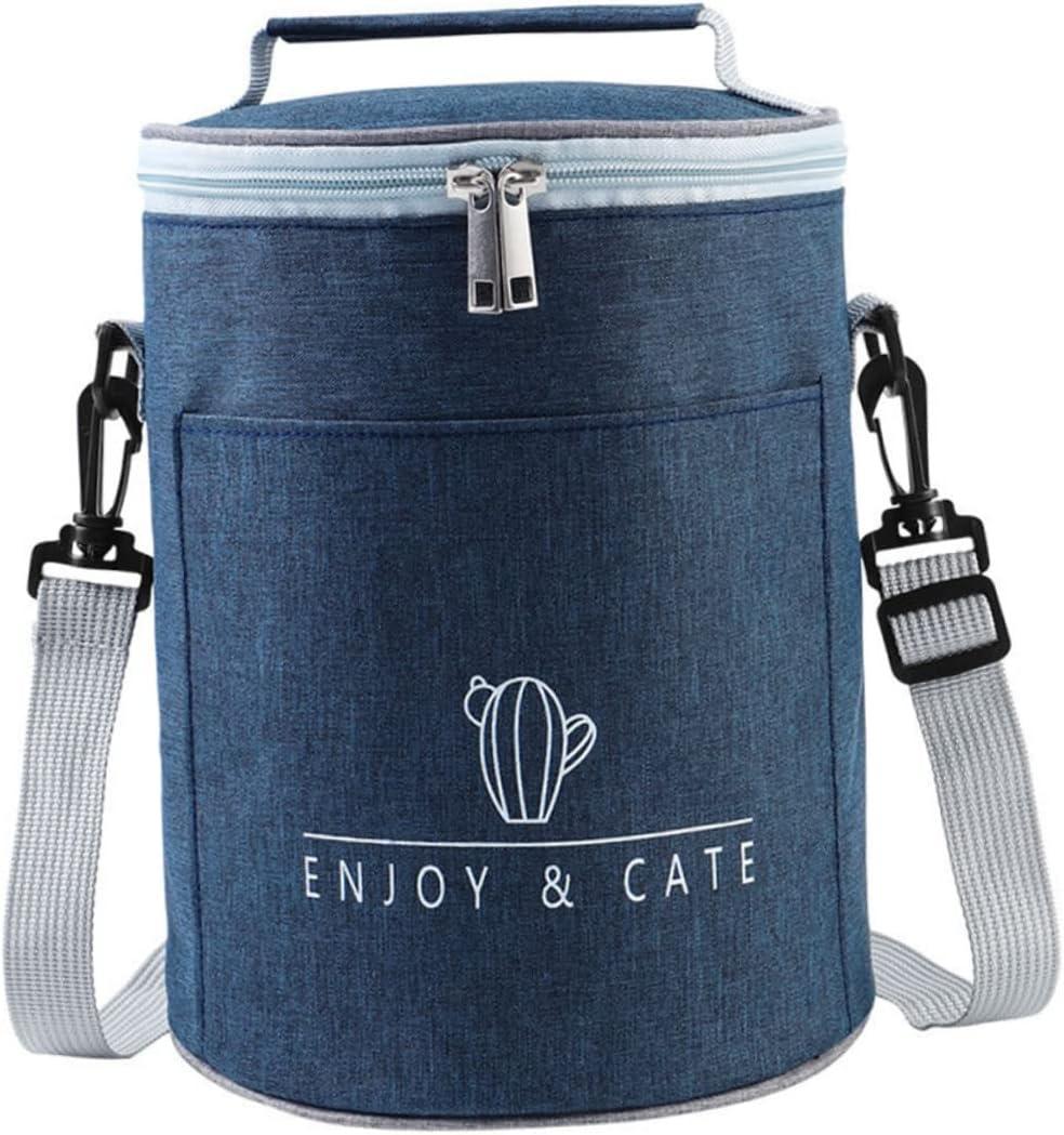 Aluminum Insulated Food Pouch Thermal Bag for Camping Portable Multi-functional Sturdy Design for Outdoor Adventures (Navy)