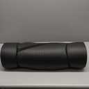 Amazon Basics 1/2 Inch Extra Thick Exercise Yoga Mat with Carrying Strap, Cushioned Support, for Fitness and Gym Workouts (Black)