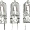 3 Pack Light Bulb for GE Microwave Oven-120V 50W Halogen Light Bulb Fits for GE Over The Stove Range Microwave Hood Night Light/Stove Light Bulb,Replaces WB08X10051 WB08X10057