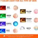 LED Red Light Therapy 7 Colors in 1 Face Mask Light Therapy Machine, Beauty Salon Home Spa Body Facial Skin Care Device