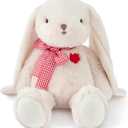 Small Bunny Plush with Heart Cute White Rabbit Stuffed Animals Soft Stuffed Bear Plush Bear Plushie Toys Gifts for Girlfriend Boyfriend Kid