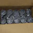 Mancra Solar Pathway Lights Outdoor, 10 Pack Metal & Glass Solar Lights Outdoor Waterproof Landscape Path Lights for Yard Walkway Garden Decor, Warm White