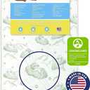 Dream On Me Nirvana Crib Mattress, Inner Spring Coil, Fits Standard Full-Size Cribs & Toddler Beds, Reversible Design, Waterproof Vinyl Cover, GREENGUARD Gold & BSA Certified, 52" x 27" x 6"