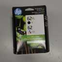 HP 62XL Black / 62 Tri-Color Ink Cartridges, N9H67FN, 2 / Pack 2 PK