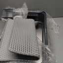 FURTIME Stainless Steel Litter Box with Lid, Large Metal Cat Litter Box for Big Cat, Large Cat Box High Sided with Non-Stick, Odor-Resistant, Anti-Urine Leakage, Easy Cleaning, Includes Scoop and Mat (Grey)