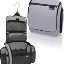 DD D&D Wanderlust D&D Hanging Travel Toiletry Bag for Men and Women  Cosmetics, Makeup and Toiletries Organizer Kit with 10 Compartments (Light Gray Medium)