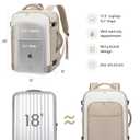 LOVEVOOK Large Travel Backpack for Women, TSA Carry on Backpack for Airplanes, 40L Personal Item Travel Bag for Women fits 17" Laptop,Waterproof Carry on Bag Airplane Approved with 3 Packing Cubes