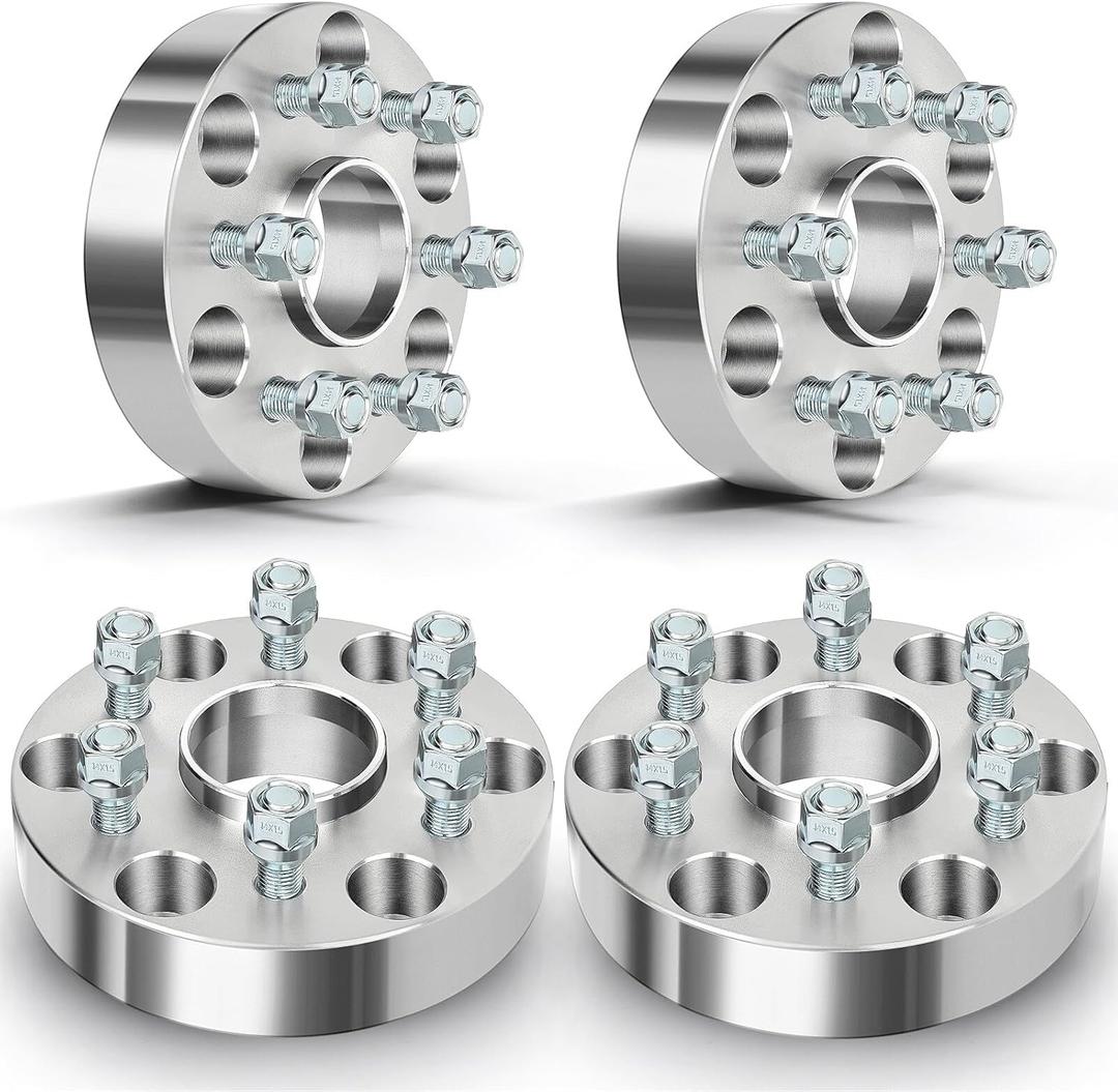 ECCPP 1.5 inch 6x5.5 to 6x120 Wheel Adapters 6LUG with 14x1.5 Studs 78.3CB to 66.9CB For Chevrolet Silverado 1500 1999-2025 For Chevrolet Suburban 2015-2025 -4PCS NOT FIT Stock Rims