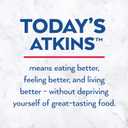 Atkins Caramel Chocolate Nut Roll Snack Bar, Protein Snack , 7g Protein, 2g Sugar, High Fiber Snack, 16 Count