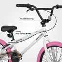 JOYSTAR Brockway Freestyle Kids BMX Bikes 20" 24" Kids Bicycles for 6-14 Years Old Boys Girls and Beginner-Level Riders 2 Pegs Multiple Colors, 20 Inch Wheels