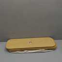 FILFEEL Stylish Foldable Toilet Storage Basket with Lid, Versatile for Bathroom, and Container (Beige)