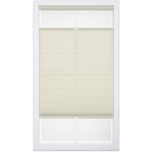 DEZ FURNISHINGS Cordless 1" Light Filtering Top Down Bottom Up Cellular Shade, 70"W x 64"H, Alabaster