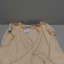 Workout Tops for Women Open Back Gym Shirts Short Sleeve Athletic Tops Backless Loose Fit Crop Top Comfy Tshirts, L