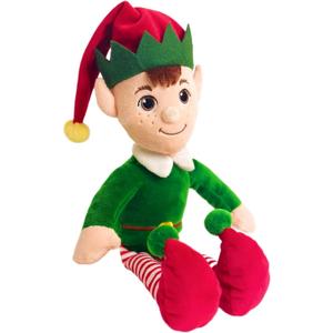 Deluxe Paws Christmas Elf Plush Dangly Festive Soft Toy - 34cm