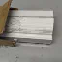 LazBlinds Cordless Faux Wood Blinds, 27" W x 48" H, White