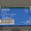 Zico 100% Coconut Water, NO added Sugar, Refreshingly Delicious, Hydration with Electrolytes, 16.9 Fl Oz (Pack of 12) BB 9/1/26