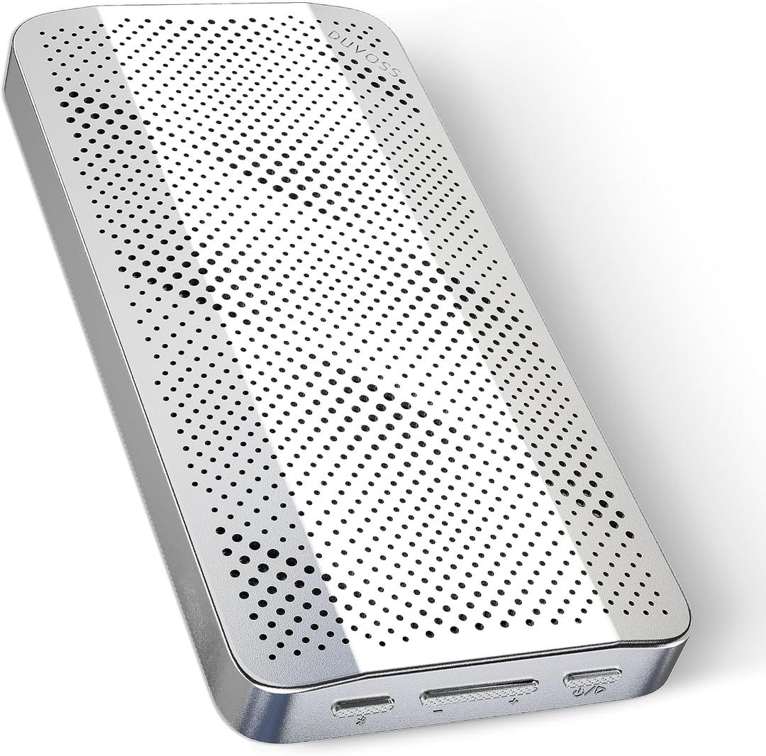 Bluetooth Speaker, 0.65" Ultra Thin Portable Magnetic Speakers, Loud&Clear Sound, IP67 Waterproof Dustproof, Bluetooth 5.1, TWS Pairing, EQ Mode, Sleek Small Wireless Speaker for Home, Outdoor