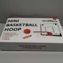 Over The Door Pro Mini Basketball Hoop for Kids Adults Teens,for Door and Wall with Complete Basketball Accessories (18x12 inches)