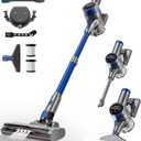 Cordless Vacuum Cleaner, 480W/45Kpa Vacuum Cleaners for Home, Self-Standing Stick Vacuum with LED Display, Anti-Tangle & Wall Mount Charging, 8 in 1 Lightweight Vacuum for Hard Floors Carpet Pet Hair