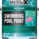 INSL-X Waterborne, Semi-Gloss Acrylic Pool Paint, Ocean Blue, 1 Gallon