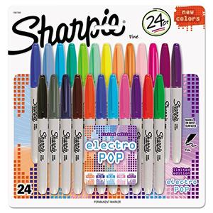 Sharpie Fine Point Permanent Markers, 24 Count (31993PP)