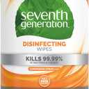 Seventh Generation Disinfecting Multi-Surface Wipes, Lemongrass Citrus Scent, 70 Wipes