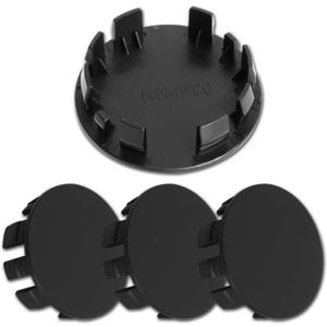 ME 2.4Inch 62MM Wheel Center Caps, Pack of 4 (Matte Black, Outer 62MM, Inner 56MM)