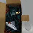 Orange Halloween Tree Lights with Green Wire,13ft 50 Incandescent Bulb Waterproof Fairy LightsPlug in Mini String Lights for Christmas, Patio, Holiday, Party, Home, Indoor Outdoor Decor