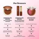Too Faced Sun Bunny Blushing Bronzer | Dual-Shade Sheer, Luminous Bronzer Blush with Pink Undertones to Mimic Natural Flush