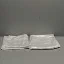Love's cabin King Size Satin Pillowcase Set of 2, Similar to Silk Pillow Cases, Satin Cooling Pillow Covers for Hair and Skin with Envelope Closure, 20x36 inches, Ivory