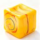 1 Pack Fidget Toys Squishy Stress Cube, Stress Balls for Kids Adults Squishies Stress Relief, Ice Sugar Sensory Toys for Kids with Autism, Fidgets for Classroom Prize Toys(Orange,1 Pack)