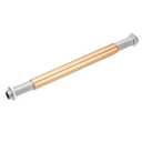 MECCANIXITY Threaded Extension Rod, 3.94" Lamp Pipe with Connector Light Fixture for Pendant Light Island Lighting Chandeliers Stems, French Gold 4 Set