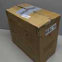 HORLIMER 4x4x2 inches Shipping Boxes Set of 100, White Corrugated Cardboard Box Literature Mailer