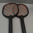 2 Pack Zapper Electric Zapper - Indoor Outdoor Zapping Racket for Control - Safe to Touch with 3-Layer Safety Mesh