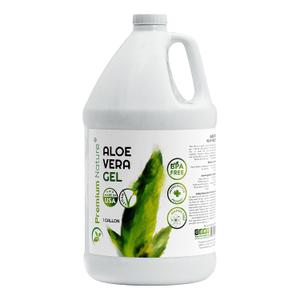 Premium Nature Pure Aloe Vera Gel For Face & Dry Skin, Sunburn Relief, Jelly for Skin Moisturizer from Aloe Vera Plant for Hair Aloe Gel 1 Gallon