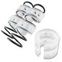 2Pcs Universal Car Shock Absorber Spring Bumper Power Auto Buffers A/B/C/D/E/F Type Spring Bumpers Rubber A Type