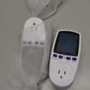 Upgraded Watt Power Meter Plug Home Electrical Usage Monitor Consumption, Energy Voltage Amps Kill Tester with Backlight, Overload Protection, 7 Modes Display (1 Pack, White)