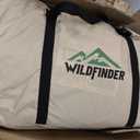 WildFinder Inflatable Tent with Awning, 116 ft² Blow Up Tent，Hot Tent, 4-6p