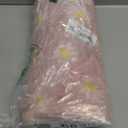 GOQO TOMO Heating Pad, 12 x 24 Inch, Pink Floral Pattern, Machine Washable, 8 Timer Settings, 12 Heat Levels, for Back Pain Relief-P01