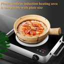 Heat Diffuser for Glass Gas Stove, Heat Diffuser Plate Induction Cooktop Adapter Plate with Removable Handle, Induction Plate Adapter Converter Disk 7.9inch
