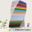 Oucaru Lined Journal Notebook, 8 Pack, 180 Pages, A5 Journals for Writing, 100 GSM Thick Paper, Small Notebooks Daily Journal for Women Men Work, Business, School, Travel Supplies