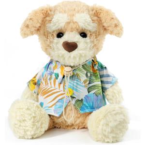 RECUR Dog Stuffed Animals Plush Toy,Heatable Lavender Scented Puppy Plushie for Anxiety Relief, Gift for Children or Adult