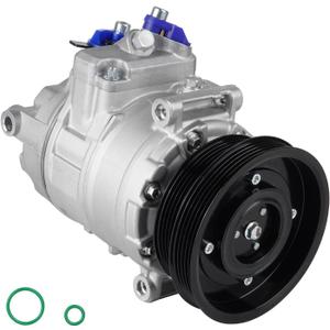 Air Conditioner AC Compressor with Clutch for 2.5l Volkswagen Jetta 2005-2014, for Passat 2.5 12-15, for Beetle 2.0l 2.5l 06-17, for Rabbit 06-09, for Golf 10-14, for Audi TT RS Quattro 12-13