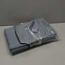 H.VERSAILTEX Blackout Curtains Thermal Insulated Window Treatment Panels Room Darkening Blackout Drapes for Living Room Back Tab/Rod Pocket Bedroom Draperies (2 Panels, Stone Blue, 42 x 84 Inch)