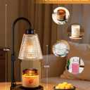 Innqoo Candle Warmer Lamp with Timer, Dimmable Candle Warmer for Jar Candles, Height Adjustable Wax Melts Warmer, Birthday Gifts for Women Mom, House Warming Gifts New Home Decor