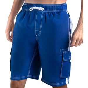 Kanu Surf Mens Barracuda Swim Trunks (Regular & Extended Sizes) (4X, Royal)