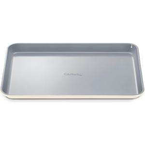 Caraway Non-Stick Ceramic Baking Sheet - Naturally Slick Ceramic Coating - Non-Toxic, PTFE & PFOA Free - Perfect for Baking, Roasting, and More - Medium (15" x 10") - Cream
