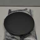 VeyFolzin.st 2 Tier Round Tall Metal Plant Stand indoor outdoor, Rustproof Round Planter Display Storage Rack, Heavy Duty Potted Holder for Home Garden Patio Bathroom Living Room(Black)